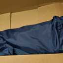 CANINE CANYON Folding Raised Dog Cot, Large Outdoor Elevated Dog Bed, Cooling Chew Proof Pet Cots Bed, Portable, Heavy Duty Up to 160 lbs, Pet Cot for Camping, Home, Dark Blue, 43"x27"x7"
