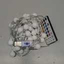 LED String Lights USB Plug in 19 Color Changing String Lights with Remote 21.3FT 50 LED Multicolor Globe Fairy Lights for Bedroom Indoor outdoor Girls Dorm Wedding Party Christmas Tree Decorations