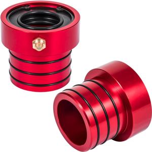 MG21103 Dana 30/ 44 Front Axle Tube Seal Pair Fit For Jeep Cherokee 1984-2001 / Grand Cherokee 1984-2001 / TJ 1997-2006 / Wrangler 1987-2018 (Except 1996) (2PCS Red)