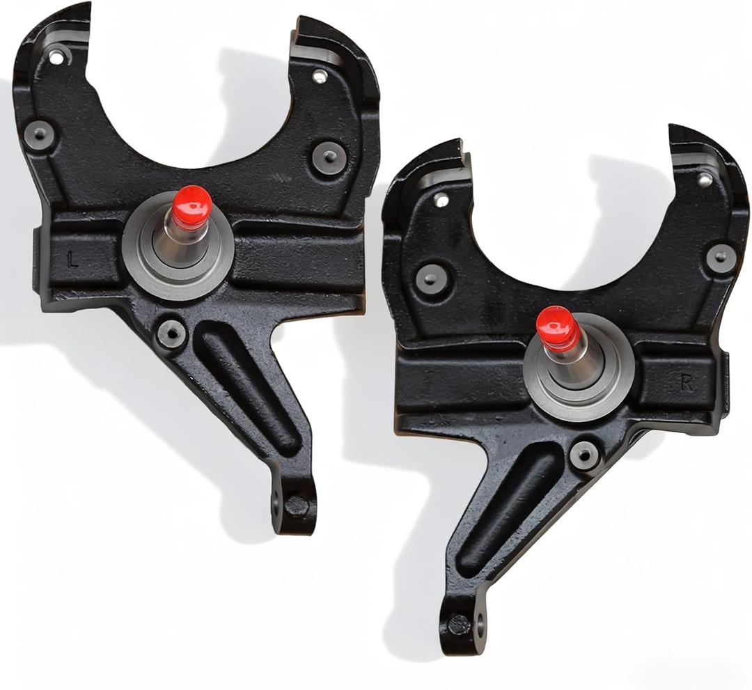 2.5" Drop Spindles, Front Lowering Suspension Knuckle Kit Compatible with 1963-1970 Chevy C10 w/Disc Brakes 2WD Only, Pickup, Panel Truck, Suburban, # M0117K35-1 M0117K35-2