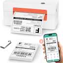 Bluetooth Thermal Label Printer, Wireless 4x6 Shipping Label Printer for Small Business & Shipping Package Compatible with Android, iOS, Windows & Mac, Used for Amazon, Ebay, Shopify, USPS Etc