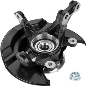 Front Left Steering Knuckle & Wheel Bearing Hub Assembly Fit for Honda CR-V CRV 2007 2008 2009, 2.4L Truck, Replace for 51216SWAA00, 45255STKA00, 44600SJKJ00, Driver Side