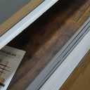 BAYKA Rustic Brown Floating Shelves 35.4in, Set of 3, Wall Mount Wood Shelf