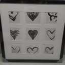 eletecpro 16x16 Picture Frame with 2 Different Mats Display 9Pcs 4x4 or 1Pc 12x12 Photos with Mat, or 1Pc16x16 Picture without Mat, Picture Frames Collage Wall Decor Home Decor for Wall (Black)