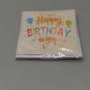 Pack of 2, 3D Popup Happy Birthday Cards - Musical Light Up Greeting Card - Balloons Gifts Cake Party - Includes Blank Card, White Mailing Envelope - Plays Happy Birthday Song - Kids Adults