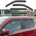 Xipoo Side Window Visor Deflector Compatible with 15-24 Ford F-150 SuperCrew 17-24 Raptor F250 F350 F450 F550 Crew Cab Replacement for 2015-2024 Ford F150 Accessories (Compatible with 15-24 F150)
