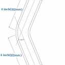 3" ID 45 Degree Elbow silionce Coupler Reinforced Hose,4-Ply Turbo/Intercooler/Intake Piping Industrial Hydraulic (76mm)