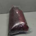 Wyeysyt Womens Faux Fur Coat Cropped Lapel Fluffy Fur Jacket Long Sleeve Open Front Shaggy Fuzzy Outerwear (Large, Winered)