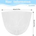 1000 Pcs Sanitary Napkin Disposal Bags, 3 Gallon Trash Can Liners, Feminine Hygiene Wastebasket Liners, Small Clear Unscented Trash Bags for Bathroom, Office, Kitchen, 15.75 X 15.75 Inch,10 Roll