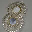 Gold Mirrors - Sunburst Valentine Wall Art, Decorative Round Mirrors for Valentine Bedroom, Living Room, Bathroom, Kitchen, Entryway, Hallway - Set of 3