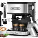 Empstorm 20 Bar Espresso Machine, Cappuccino Machines with Milk Frother Steam Wand, Latte Machine for Home&Barista, Automatic Shut-off Function