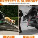 Dog Ramp for Car 71"x17.2" Wide Portable Folding Pet Ramp with Non-Slip Surface. Extra Wide Portable Ramp for Large, Small & Senior Dogs to Get in Cars, SUVs, Trucks & Beds, Up to 250LBS
