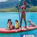 Inflatable Paddle Boards, Stand Up Paddle Board for Adults Youth of All-Round, 10'6'' *33'' * 6'' Extra Wide & No-Slip Sup for Yoga Fishing