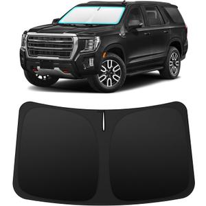 INSAUTO Custom Fit Windshield Sun Shade Accessories for GMC Yukon/Yukon XL 2021-2026, Foldable Front Window Sunshade, UV & Heat Reflector, Keeps Interior Cool, Includes Storage Bag