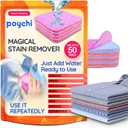 Magical Fiber Stain Remover- Use as Spot Remover- No Dry Cleaning Food, Grease, Coffee Off Laundry, Tea, Fabric, Pet Stains, Stain Remover Sponge Clothes, Carpet, Sofa, Mattress & Upholstery (1 Pack) (1 Count (Pack of 1))