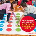 Hasbro Gaming Twister Ultimate: Bigger Mat, More Colored Spots, Family, Kids Party Game Age 6+; Compatible with Alexa 