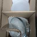 Anchor Hocking Glass Ramekins, 6 Ounce Glass Custard Cups with Lids, Set of 4