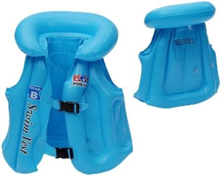 3 Pcs Swim Vest for Kids Inflatable Summer Pool Float Learn to Swim Boating Jacket 2026 Beach Pool Buoyancy Coat Swimwear S