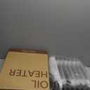 Oil Filled Radiator Heater,Oil Heater with Adjustable ThermostatElectric Radiator Heater with Overheat SafetyMini Portable Space Heater700W