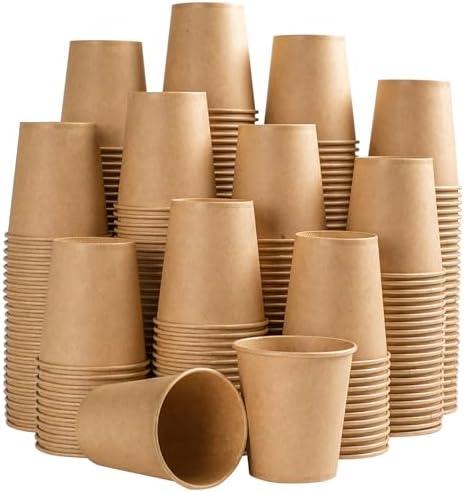 Lamosi 5 oz Paper Cups Disposable - 300 Count, Kraft Paper Cups for Bathroom Mouthwash, 5 ounce Espresso Coffee Cups for Home, Kitchen, Office