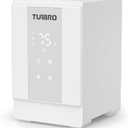 TURBRO 4L/1Gal 304 Stainless Steel Steam Humidifier, Warm Mist Humidifier for Bedroom Baby Nursery, 500 mL/h Output, Dishwasher Safe, Easy to Clean, ETL-certified Sleep Mode 1-12h Timer, GLS04