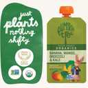 Pumpkin Tree Peter Rabbit Organics, Banana, Mango, and Kale, 4 Squeeze Pouch, Mango, Broccoli & Kale, 4.4 Ounce (Pack of 10)