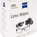 ZEISS Pre-Moistened Lens Cleaning Wipes, 200 Count