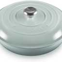 Le Creuset Enameled Cast Iron Signature Braiser, 3.5 qt., Sea Salt