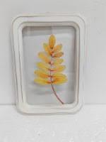 11.8 in Clear Wall Sign Leaf Red, 5 pcs