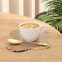 Acrylic Coaster for Desk, Transparent Coaster Decorative Plates, Clear Cloud Shape Coffee Cup Mats for Kitchen, Bar, Dining Table(2, Transparent)