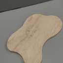 Natural Travertine Tray Luxury Travertine Vanity Tray Cloud Shape for Bathroom Kitchen Counter, Decorative Service Plate Perfume Plate, Catchall Tray for Jewelry, Candle, Perfume, 13.7x9.0x0.6in