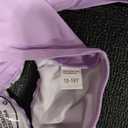 Women's Tankini Sets Two Piece Swimsuit Scoop Neck Tummy Control Adjustable Straps Shell Stitched (Light Purple) 15-16yo