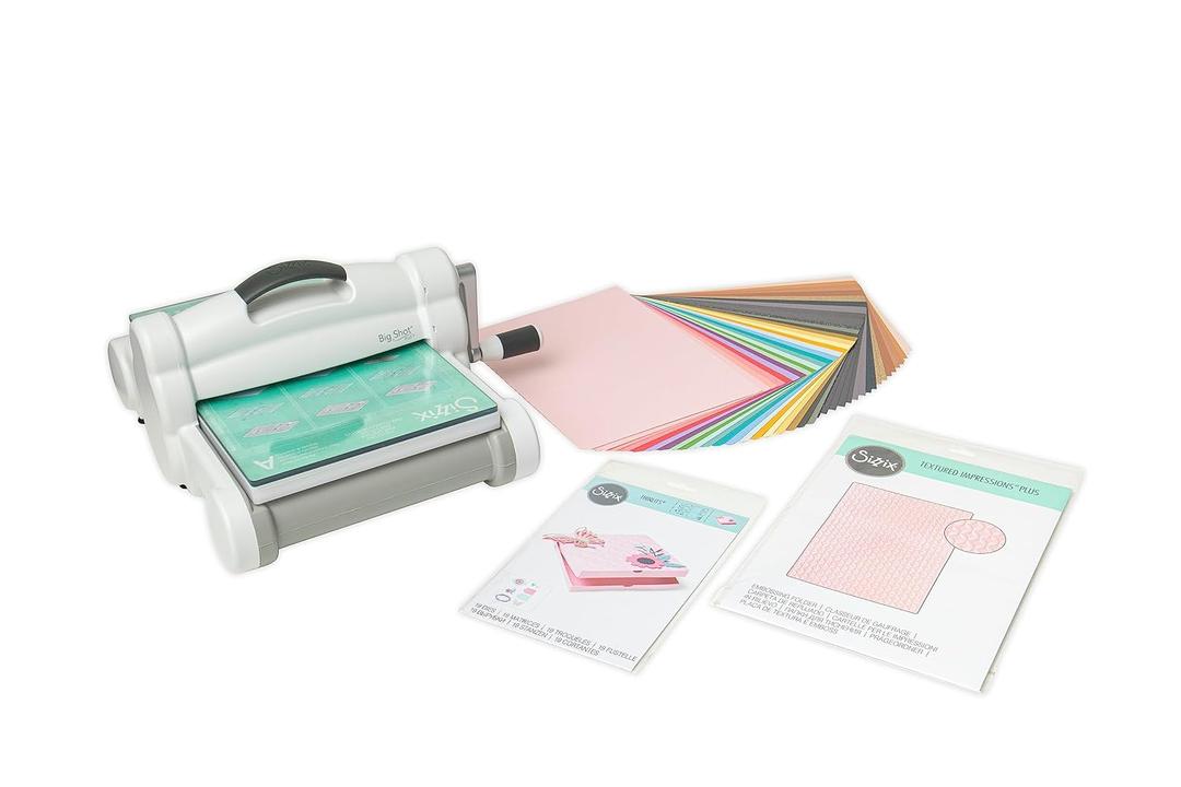 Sizzix Big Shot Plus Starter Kit (9"), White/Grey