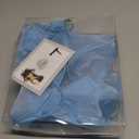 SAFERIN Women's Organza Church Kentucky Derby Fascinator Bridal Tea Party Wedding Hat (3190-light Blue)