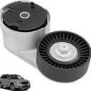 39282 Belt Tensioner Assembly with Pulley, Compatible with Ram 1500 2013-2018, Chrysler 200 2011-2014, 300 2011-2019, D0dge Avenger 2011-2014, Grand Cherokee 2011-2020 etc, Replace OE #89632