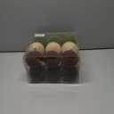 Senjie 18 PCS Velvet Ornaments Balls Sets for Christmas Tree 3.15inch Multicolor Flocked Christmas Balls Assortment for Xmas Tree Holiday Decor (Brown,Green and Khaki Each 6pcs)