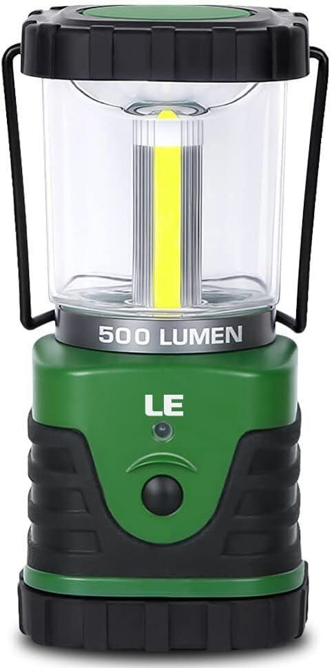 LED Camping Lantern, 500LM, 3 Light Modes, Power Bank, IPX4 Waterproof, Perfect Lantern Flashlight for Hurricane Emergency, Hiking, Home and More
