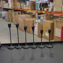 6pcs Candelabra Candle Holders, Black Taper Candle Stick Holders Set for Taper Candles, Candlesticks, Table Centerpiece, Home Decor