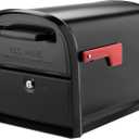 Architectural Mailboxes 6300B-10 Oasis 360 Locking Parcel Mailbox, Extra Large, Black, 6300B-10