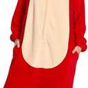 OLAOLA Adult Onesie, Unisex Animal Cosplay Costume, Flannel Pajamas One Piece Halloween Sleepwear (S)