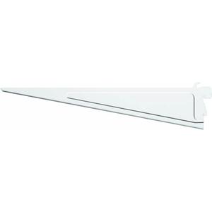 ClosetMaid 2853 ShelfTrack 12-Inch Locking Shelf Bracket, White, Quantity 6