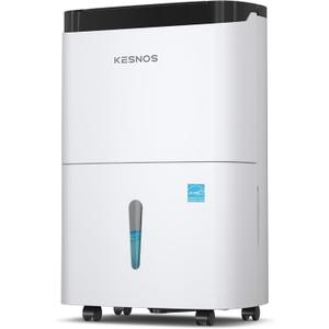 Kesnos 120 Pints 2025 Energy Star Dehumidifier for Home & Basement with Drain Hose, Ideal for Large Spaces up to 6,500 Sq. Ft., Featuring Auto Defrost & Self-Drying Function