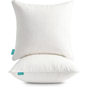 Oubonun Throw Pillow Inserts 24x24 Set of 2, Decorative Throw Pillows