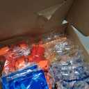 Banvih 2 Pack Mini Blaster Guns for Nerf, Christmas Stocking Stuffers for Kids, Small Toys Pistols for Kids Toddlers Ages 3-5 5-7 8-12 Year Olds Birthday Gifts - 20 Refill Foam Darts and 2 Wristbands