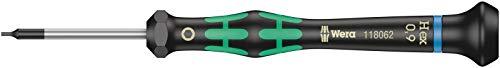 WERA 05118062001 2054 Screwdriver for Hexagon Socket Screws for Electronic Applications, 0.9 x 40 mm