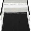 Calvin Klein Men's Cotton Classics 5-Pack Boxer Brief (Large, 2 Black, 2 Heather Grey, 1 White)
