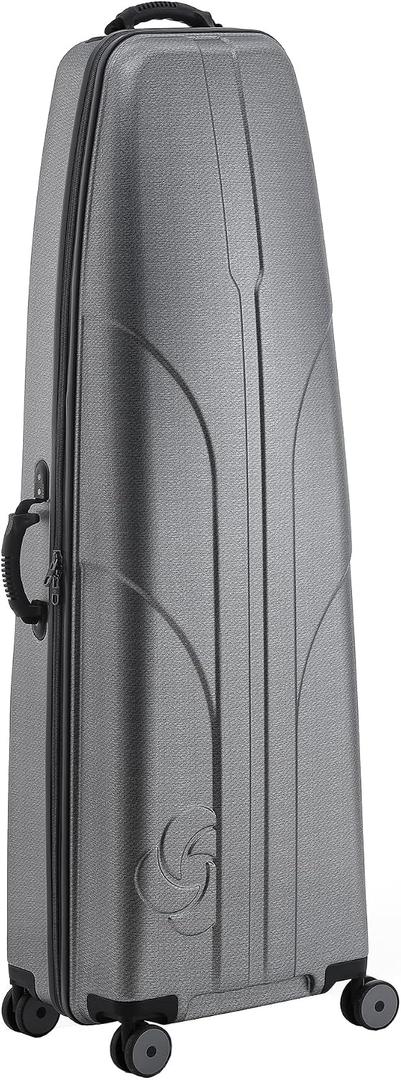 Samsonite Tour Classic Golf Hard Case Golf Travel Bag, Lightweight & Durable ABS Shell, 360 Degree Multi-Directional Wheels, Silver