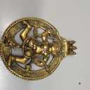 Mighty Hanuman Brass Wall Hanging, Use for Home Decor, Puja Room, Car Deshboard, Gift (5 Inch Height) (Hanuman Plaque)