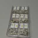 litogo 12 Pack Yellow Fairy Lights Battery Operated with Timer, 20 LED 3 Modes Twinkle Light, 7ft Waterproof Silver Wire Mini Small Bulk Mason Jar String Light, Decor for Wedding Party Christmas