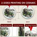 2 x SOL VIBES Hunting Duck Christmas Ornament  Hunting Dog and Duck Holiday Decoration, Rustic Outdoor Themed Ornament, Hunter Gifts Idea, Unique Xmas Tree Decor for Hunters, Outdoorsmen